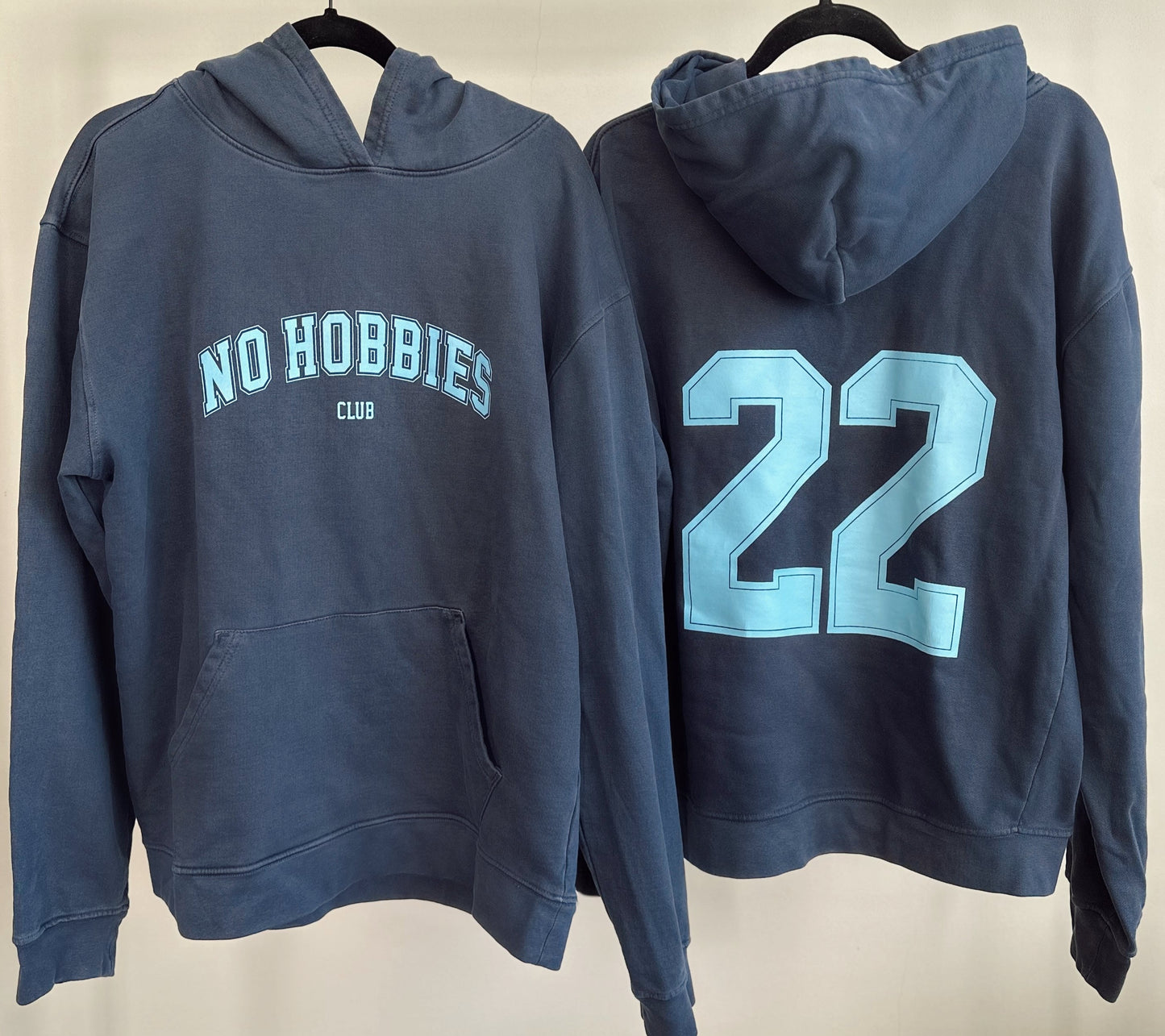 Varsity Club Collection - Navy/Baby Blue Hoodie