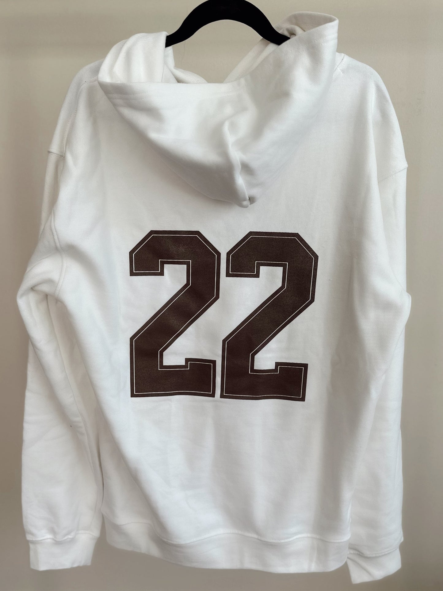 Varsity Club Collection - Cream/Brown Hoodie